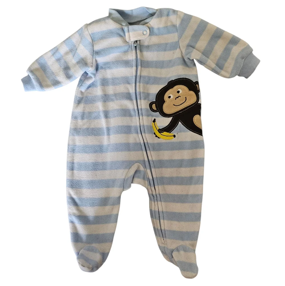 Carter's Footed Sleeper Pajamas, Bundle of 2, Size 3 Mos.